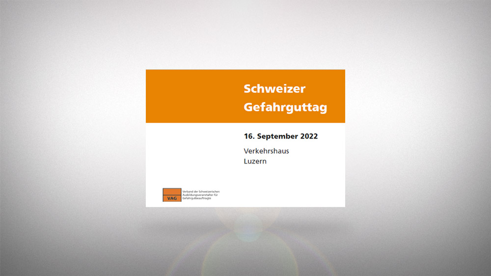 Schweizer Gefahrguttag 2022